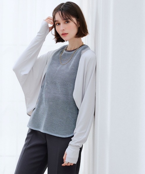 cross marche(クロスマルシェ)の「【涼活本舗】UVCUT99%以上 接触冷感 UPF50+ クールボレロ(カーディガン/ボレロ・レディース・ブラック/ベージュ/グレー・FREE)」の16枚目の写真