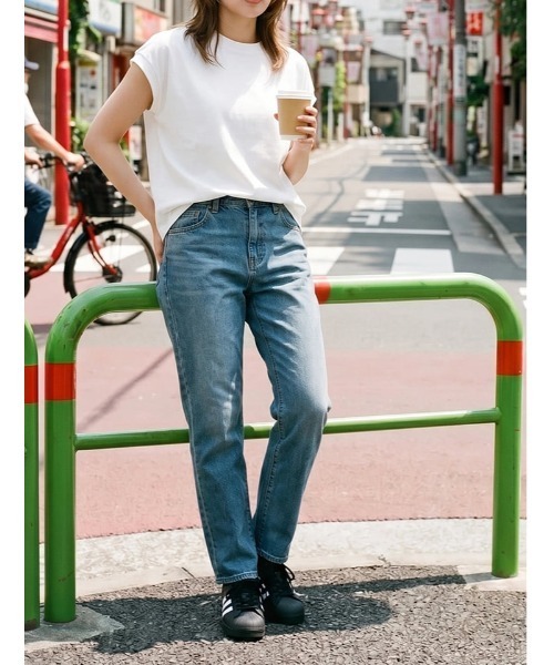 Edit Sheen(エディットシーン)の「ボーダーカットソートップス(Tシャツ/カットソー・レディース・ブラック/アイボリー/ホワイト×ブラック/ホワイト×ネイビー/ブラック×ホワイト・M)」の17枚目の写真