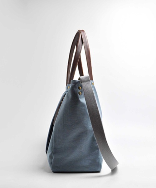 CLEDRAN（クレドラン）の「【軽量 2WAY】CL3701 LALI 2WAY FRONT POCKET TOTE（ショルダーバッグ・レディース・ブラック/ライトブラウン/グレイッシュブルー・FREE）」の8枚目の写真
