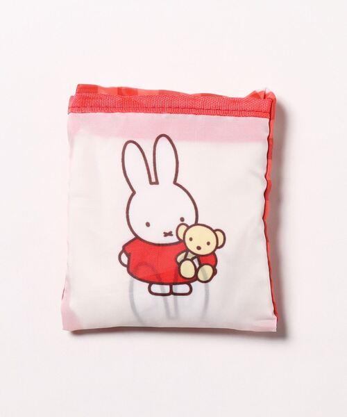 Miffy（ ミッフィー）の「miffy/ミッフィー　エコバック ギンガムシリーズ（エコバッグ/サブバッグ・レディース・グレー/レッド・ONE SIZE）」の4枚目の写真