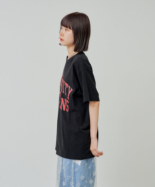 ■MINJUKIM■人気アイテム ボウプリントスリムTシャツ ブラック Hatsunex Summer Tシャツ（ブラック） | HATSUNEXオフィシャルストア