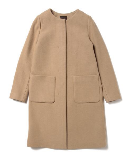 Demi-Luxe BEAMS(デミルクス ビームス)の「Demi-Luxe BEAMS / ドビー クルーコート(その他アウター・レディース・ブラック/ベージュ・38/36)」の20枚目の写真