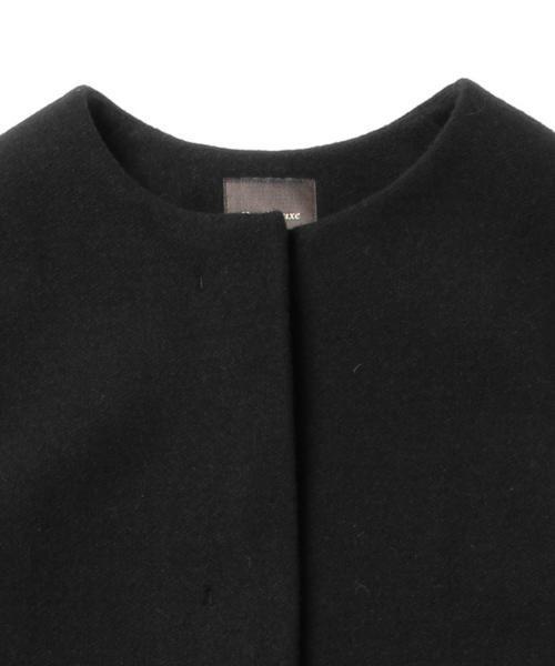 Demi-Luxe BEAMS(デミルクス ビームス)の「Demi-Luxe BEAMS / ドビー クルーコート(その他アウター・レディース・ブラック/ベージュ・38/36)」の21枚目の写真