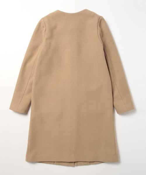 Demi-Luxe BEAMS(デミルクス ビームス)の「Demi-Luxe BEAMS / ドビー クルーコート(その他アウター・レディース・ブラック/ベージュ・38/36)」の19枚目の写真