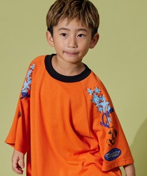 PAIRMANON STREET | 【PAIRMANON STREET】半袖 袖プリント ラグラン ビッグ Tシャツ(Tシャツ/カットソー)