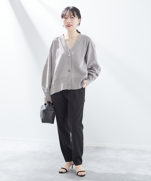 journal standard L'essage(ジャーナルスタンダードレサージュ)の「《追加2》ダブルクロスジョガーパンツ(その他パンツ・レディース・ブラック・FREE)」の6枚目の写真