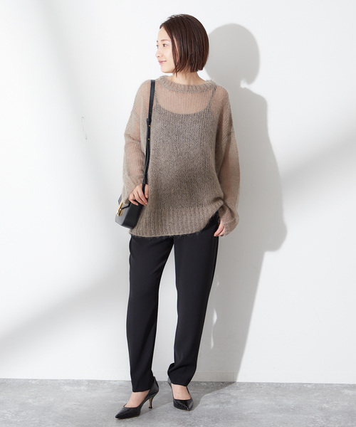 journal standard L'essage(ジャーナルスタンダードレサージュ)の「《追加2》ダブルクロスジョガーパンツ(その他パンツ・レディース・ブラック・FREE)」の8枚目の写真