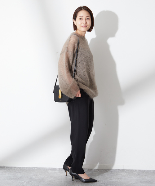 journal standard L'essage(ジャーナルスタンダードレサージュ)の「《追加2》ダブルクロスジョガーパンツ(その他パンツ・レディース・ブラック・FREE)」の9枚目の写真
