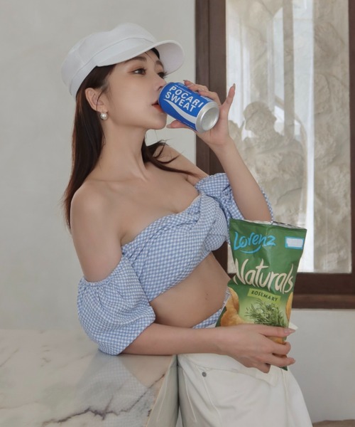 EIMY ISTOIRE（エイミーイストワール）の「ギンガムチェックオフ