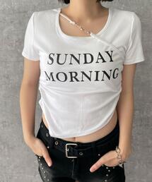 dispark | DISPARK/【24年春夏新作】ストラップ付きデザイントップス(Tシャツ/カットソー)