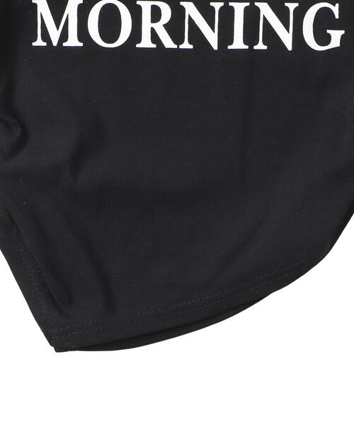 dispark（ディスパーク）の「DISPARK/ストラップ付きデザイントップス（Tシャツ/カットソー・レディース・ホワイト/ブラック・FREE）」の4枚目の写真