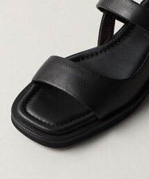 新品　オデットエオディール　インサイドセパレートソフトサンダル　ブラック23.0 インサイドセパレートソフト サンダル20↑