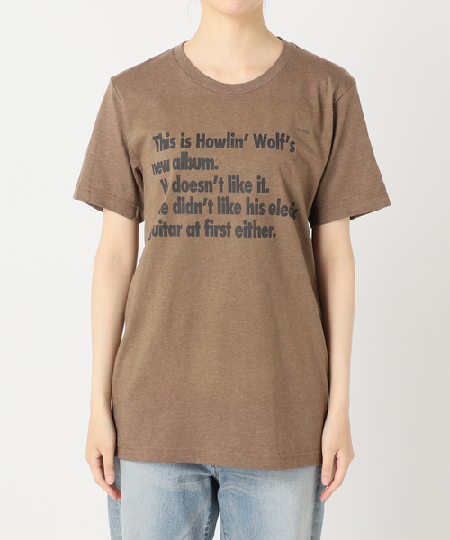 FRAMeWORK(フレームワーク)の「≪追加≫BLUESCENTRIC HOWLINWOLF NEW ALBUM TEE2(Tシャツ/カットソー・レディース・ブラウン/ホワイト/ブルー・FREE)」の12枚目の写真