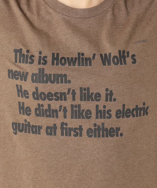 FRAMeWORK(フレームワーク)の「≪追加≫BLUESCENTRIC HOWLINWOLF NEW ALBUM TEE2(Tシャツ/カットソー・レディース・ブラウン/ホワイト/ブルー・FREE)」の11枚目の写真