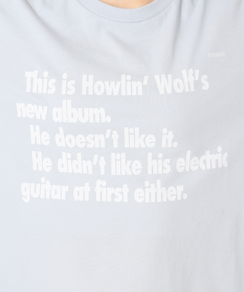 FRAMeWORK(フレームワーク)の「≪追加≫BLUESCENTRIC HOWLINWOLF NEW ALBUM TEE2(Tシャツ/カットソー・レディース・ブラウン/ホワイト/ブルー・FREE)」の7枚目の写真