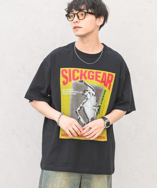 Argue Culture Tシャツ スポーツ ユーズド風プリント C2520555 ArguE CulturE プリント Tシャツ 半袖 ユニフォーム風 男女兼用