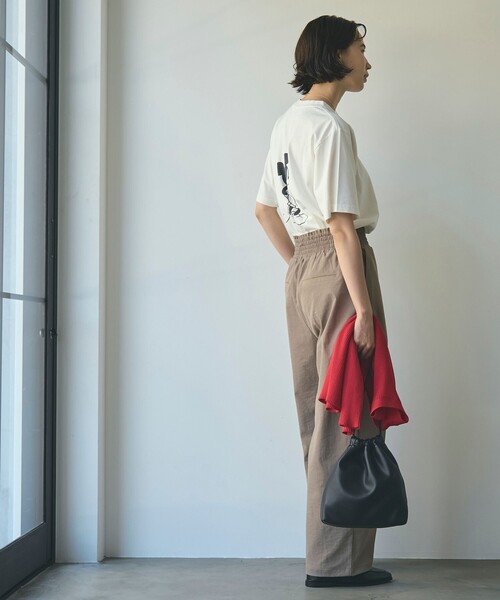 coen（コーエン）の「レザーライク巾着ショルダーバッグ（ショルダーバッグ・レディース・ライトブルー/ブラウン/ライトピンク/ブラック/ゴールド/シルバー・FREE）」の13枚目の写真