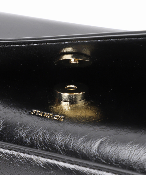 JOURNAL STANDARD（ジャーナルスタンダード）の「【STAND OIL/スタンドオイル】BUTTER BAG 20N-006B-BK（ショルダーバッグ・レディース・ブラウン/ブラック・FREE）」の5枚目の写真