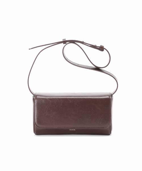 JOURNAL STANDARD（ジャーナルスタンダード）の「【STAND OIL/スタンドオイル】BUTTER BAG 20N-006B-BK（ショルダーバッグ・レディース・ブラウン/ブラック・FREE）」の9枚目の写真