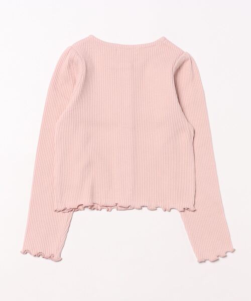 Lycee mine（リセマイン）の「アソートテレコカーディガン（Tシャツ/カットソー・キッズ・ミント/トップグレー/ブラック/アイボリー/グレー/ピンク・110cm/140cm/150cm/100cm/120cm/130cm）」の19枚目の写真