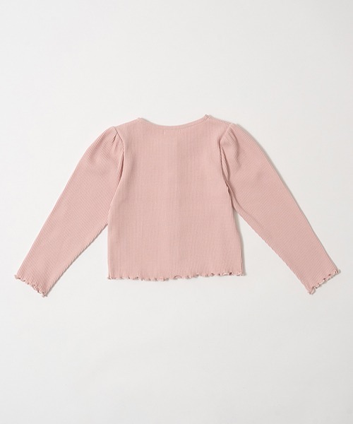 Lycee mine（リセマイン）の「アソートテレコカーディガン（Tシャツ/カットソー・キッズ・ミント/トップグレー/ブラック/アイボリー/グレー/ピンク・110cm/140cm/150cm/100cm/120cm/130cm）」の17枚目の写真