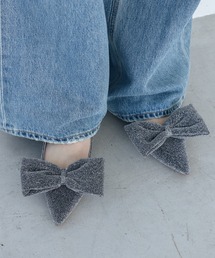 EVOL | 【EVOL】取り外し可リボン2cmヒールバックバンドパンプス IX5466(パンプス)