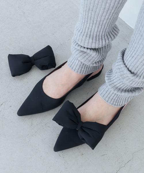 EVOL(イーボル)の「【EVOL】取り外し可リボン2cmヒールバックバンドパンプス IX5466(パンプス・レディース・ブラウン/ブラック/シルバー・22.5cm/22.0cm/23.5cm/23.0cm/25.0cm/24.5cm/24.0cm)」の20枚目の写真