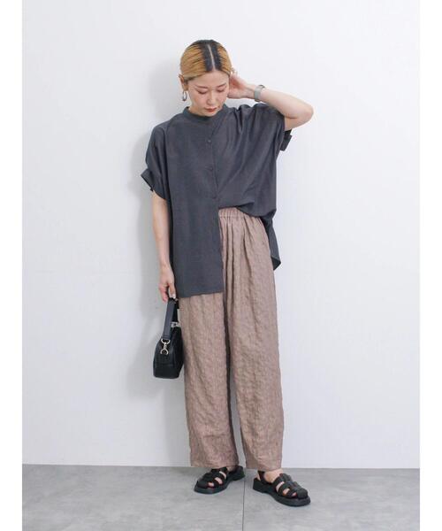 Samansa Mos2 blue（サマンサモスモスブルー）の「レースジャカードバルーンパンツ（その他パンツ・レディース・ブラック/モカ/ブルー・F）」の22枚目の写真