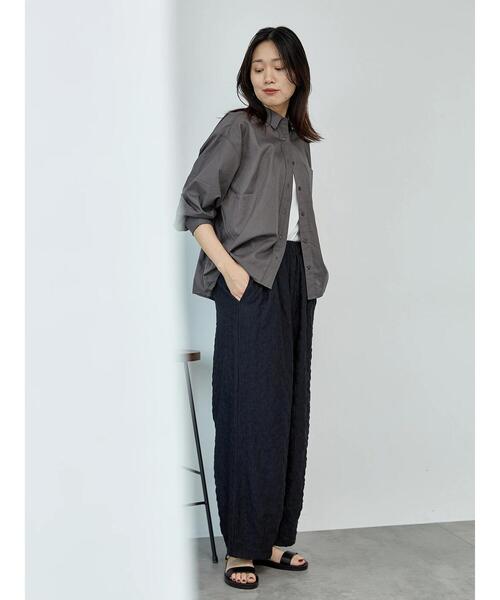 Samansa Mos2 blue（サマンサモスモスブルー）の「レースジャカードバルーンパンツ（その他パンツ・レディース・ブラック/モカ/ブルー・F）」の21枚目の写真