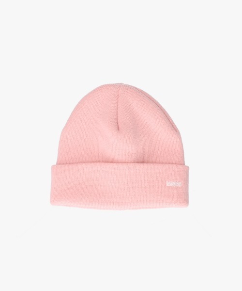 KANGOL（カンゴール）の「KANGOL SMU ACRYLIC CUFF BEANIE / カンゴール（ニットキャップ/ビーニー・レディース・ライトグレー/ピンク/ブラック/グレー・ONE SIZE）」の4枚目の写真