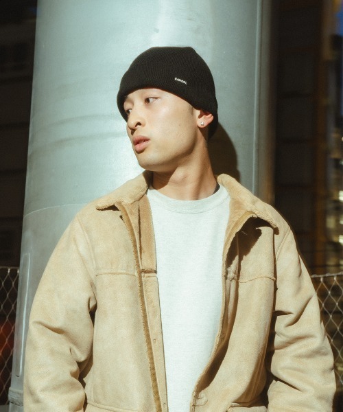 KANGOL（カンゴール）の「KANGOL SMU ACRYLIC CUFF BEANIE / カンゴール（ニットキャップ/ビーニー・レディース・ライトグレー/ピンク/ブラック/グレー・ONE SIZE）」の14枚目の写真