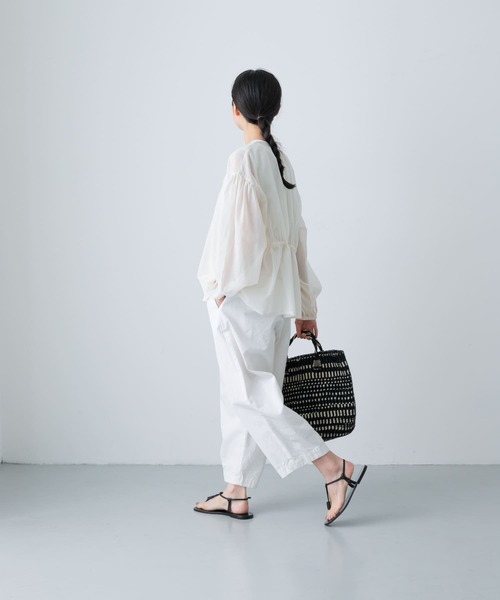 かぐれ（カグレ）の「コットンオーガンジーシャツカーディガン（シャツ