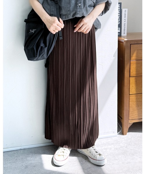 新品タグ付　パドカレ　プリーツロングスカート　黒色 ロングスカート 黒｜Yahoo!フリマ（旧PayPayフリマ）