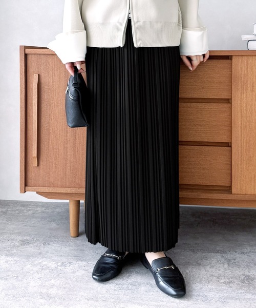 セール】迷わず着れる！大人のロングプリーツスカート（スカート