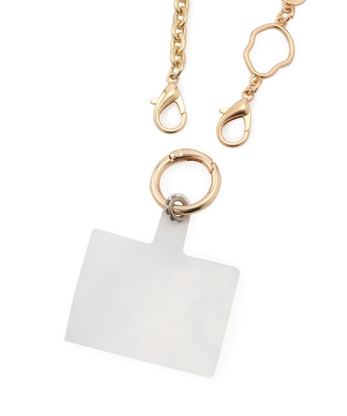 ROPE' PICNIC（ロペピクニック）の「変型メタルチェーンショルダーストラップ（スマホグッズ・レディース・シルバー/ゴールド・FREE）」の7枚目の写真
