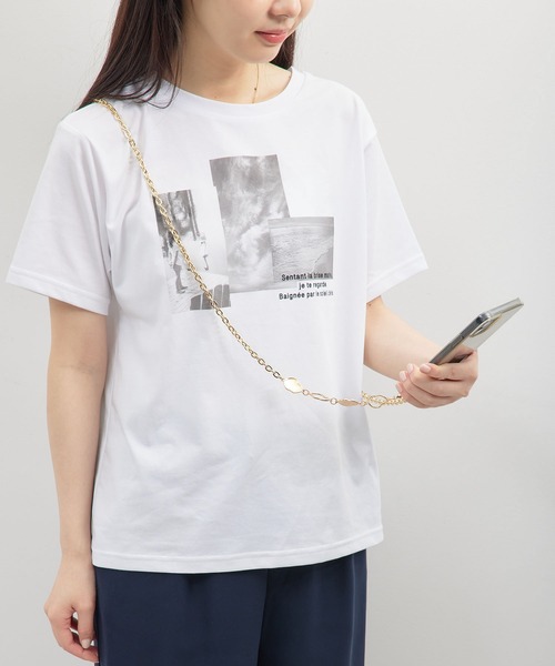 ROPE' PICNIC（ロペピクニック）の「変型メタルチェーンショルダーストラップ（スマホグッズ・レディース・シルバー/ゴールド・FREE）」の10枚目の写真