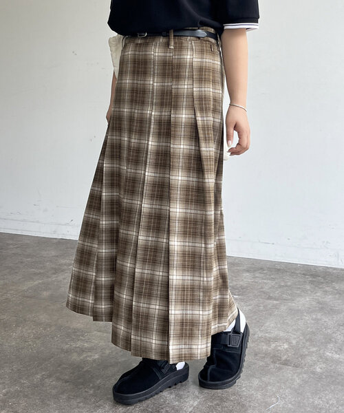 CPCM（シーピーシーエム）の「プリーツミディスカート（スカート・レディース・ブラック/グレー/ネイビー/ベージュ・FREE）」の9枚目の写真