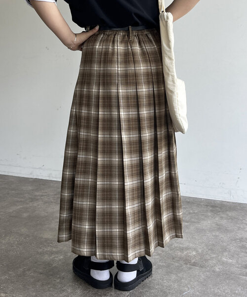 CPCM（シーピーシーエム）の「プリーツミディスカート（スカート・レディース・ブラック/グレー/ネイビー/ベージュ・FREE）」の11枚目の写真