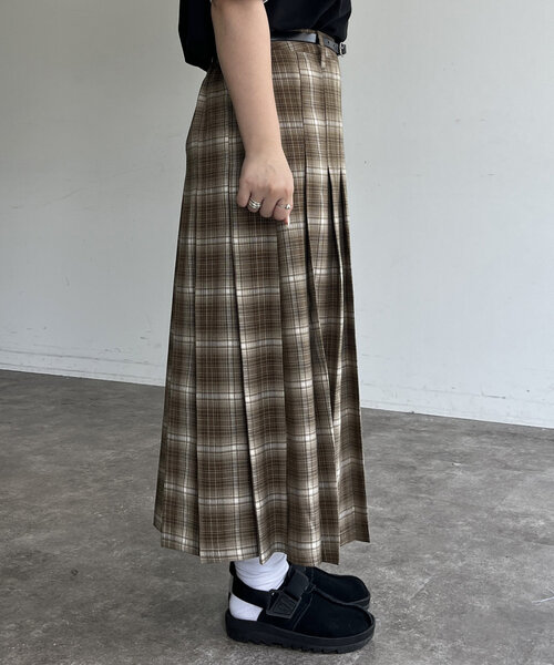 CPCM（シーピーシーエム）の「プリーツミディスカート（スカート・レディース・ブラック/グレー/ネイビー/ベージュ・FREE）」の14枚目の写真