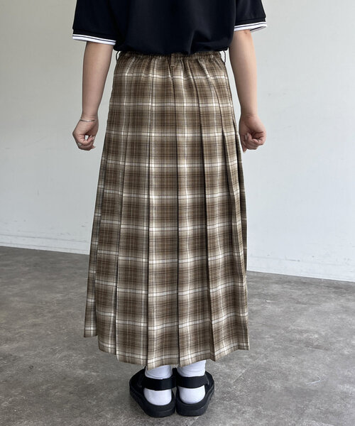 CPCM（シーピーシーエム）の「プリーツミディスカート（スカート・レディース・ブラック/グレー/ネイビー/ベージュ・FREE）」の15枚目の写真