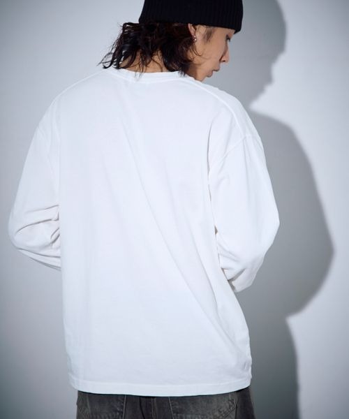 PBLIM(ページボーイリム)の「PBLIM/ロックバンドロンT(Tシャツ/カットソー・レディース・チャコールグレー/オフホワイト/ブラウン・LARGE/MEDIUM)」の6枚目の写真