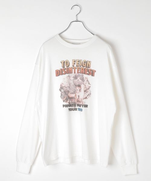 PBLIM(ページボーイリム)の「PBLIM/ロックバンドロンT(Tシャツ/カットソー・レディース・チャコールグレー/オフホワイト/ブラウン・LARGE/MEDIUM)」の8枚目の写真