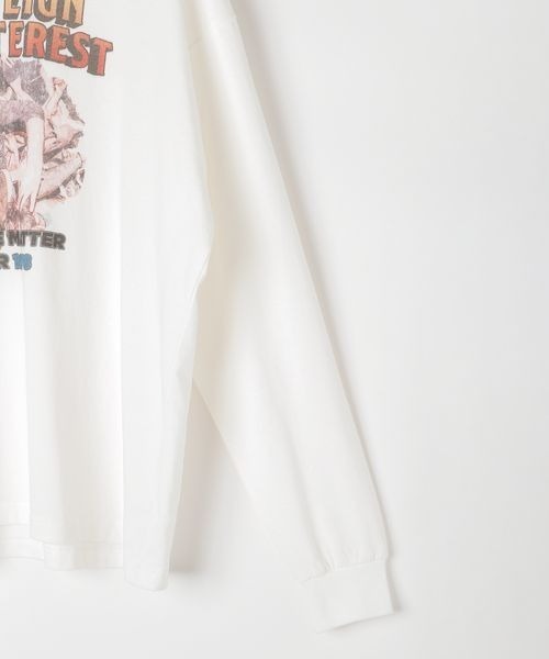 PBLIM(ページボーイリム)の「PBLIM/ロックバンドロンT(Tシャツ/カットソー・レディース・チャコールグレー/オフホワイト/ブラウン・LARGE/MEDIUM)」の11枚目の写真
