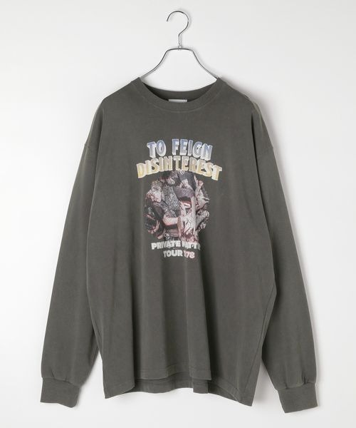 PBLIM(ページボーイリム)の「PBLIM/ロックバンドロンT(Tシャツ/カットソー・レディース・チャコールグレー/オフホワイト/ブラウン・LARGE/MEDIUM)」の15枚目の写真