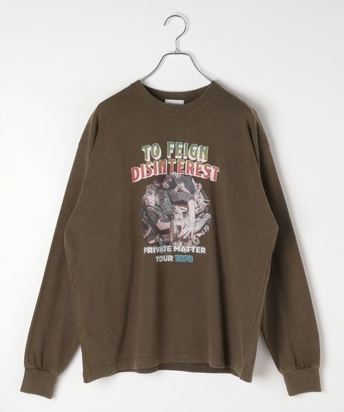 PBLIM(ページボーイリム)の「PBLIM/ロックバンドロンT(Tシャツ/カットソー・レディース・チャコールグレー/オフホワイト/ブラウン・LARGE/MEDIUM)」の17枚目の写真