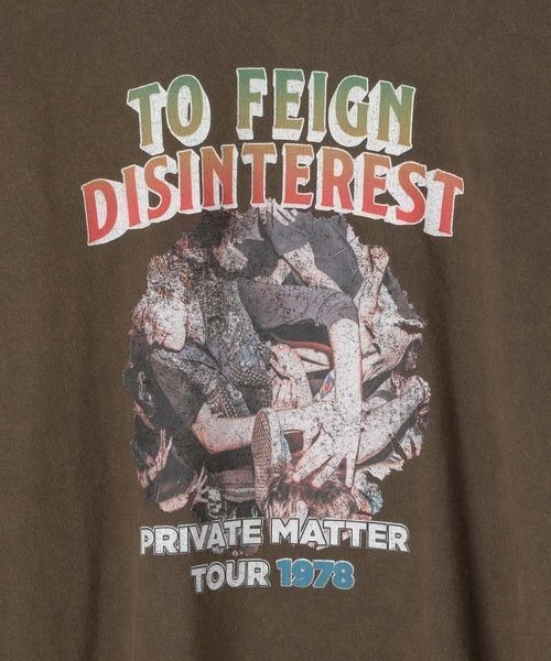 PBLIM(ページボーイリム)の「PBLIM/ロックバンドロンT(Tシャツ/カットソー・レディース・チャコールグレー/オフホワイト/ブラウン・LARGE/MEDIUM)」の18枚目の写真