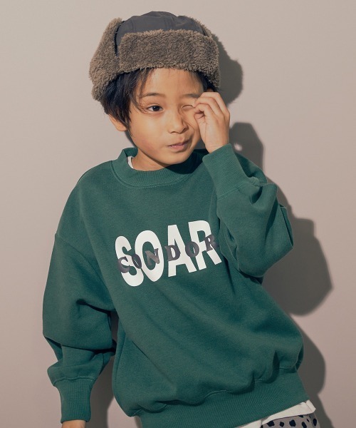 devirock(デビロック)の「デビラボ プリント 裏起毛 BIGシルエットトレーナー(スウェット・キッズ・その他4/その他7/その他9/その他12/その他6/その他8/その他10/その他1/その他2/その他3/その他5/その他11/その他20/その他14/その他15/その他16/その他17/その他18/その他13/その他19・90cm/100cm/110cm/120cm/130cm/140cm/150cm/160cm)」の3枚目の写真