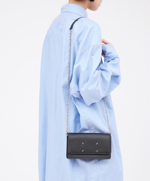 Maison Margiela（メゾンマルジェラ）の「Maison Margiela　WALLET ON CHAIN MEDIUM（財布・レディース・ブラック・FREE）」の8枚目の写真