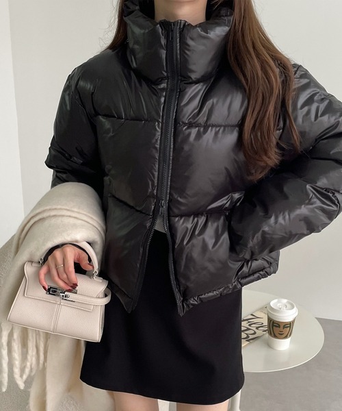 セール】ダブルジップ中綿ダウンジャケット【ナイロン/タフタ