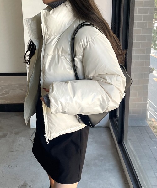 セール】ダブルジップ中綿ダウンジャケット【ナイロン/タフタ